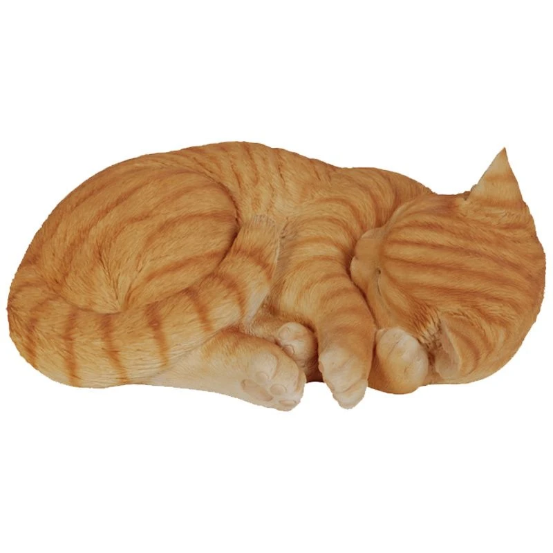 Vivid Arts Real Life Cats - Sleeping Cat Garden Ornament 2 Vivid Arts Real Life Cats - Sleeping Cat Garden Ornament - Image 2