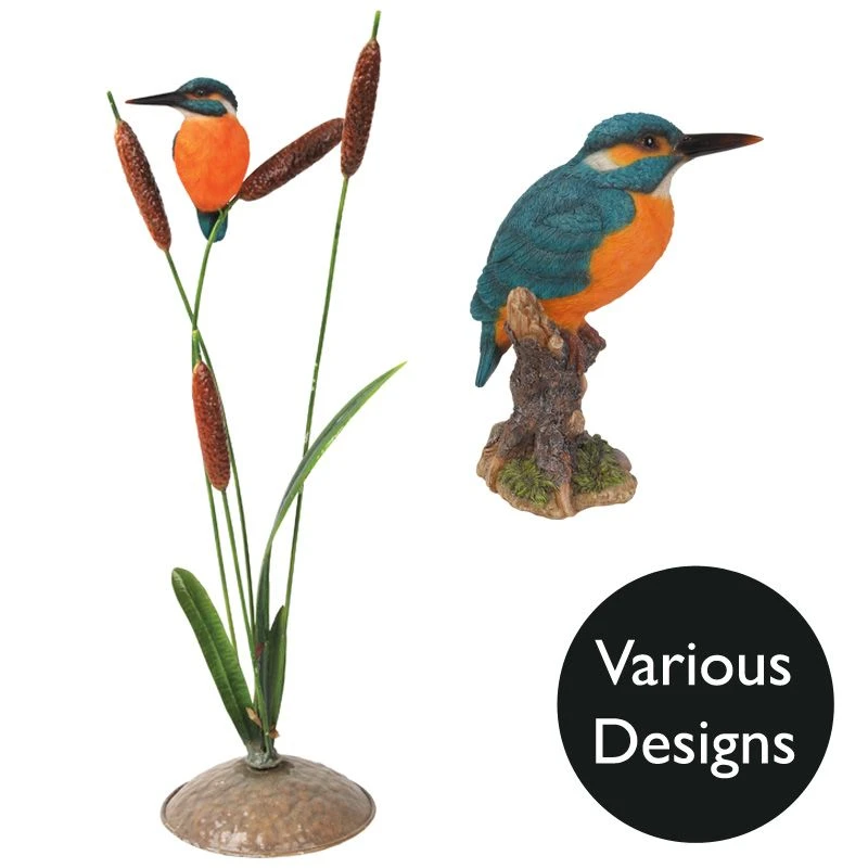 Vivid Arts Real Life Birds - Kingfisher Garden Ornament 1 Vivid Arts Real Life Birds - Kingfisher Garden Ornament