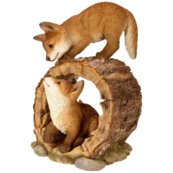 Vivid Arts Real Life Woodland - Fox Garden Ornament 8 Vivid Arts Real Life Woodland - Fox Garden Ornament -DecorFlare Shop vivid arts playful fox cubs web