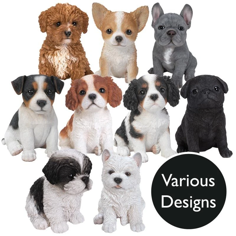 Vivid Arts Pet Pals - Puppy Garden Ornament (Small Breeds) 1 Vivid Arts Pet Pals - Puppy Garden Ornament (Small Breeds)