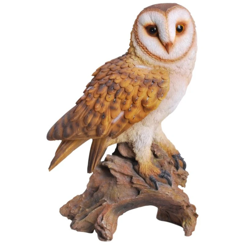 Vivid Arts Real Life Owls - Barn Owl Garden Ornament 2 Vivid Arts Real Life Owls - Barn Owl Garden Ornament - Image 2