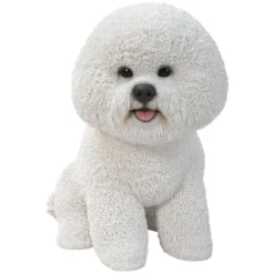 Vivid Arts Real Life Dogs - Bichon Frise Garden Ornament -DecorFlare Shop vivid arts real life bichon frise medium web 1