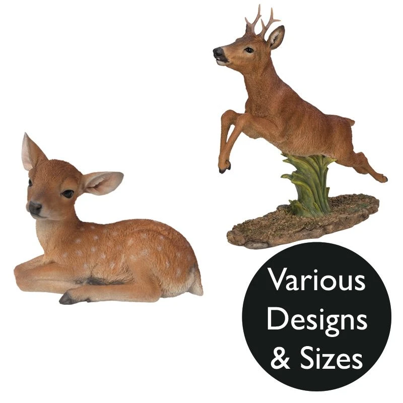 Vivid Arts Real Life Woodland - Deer Garden Ornament 1 Vivid Arts Real Life Woodland - Deer Garden Ornament