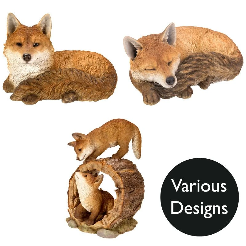 Vivid Arts Real Life Woodland - Fox Garden Ornament 1 Vivid Arts Real Life Woodland - Fox Garden Ornament