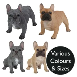 Vivid Arts Real Life Dogs - French Bulldog Garden Ornament