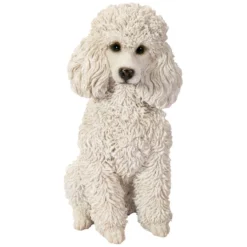Vivid Arts Real Life Dogs - Poodle Garden Ornament -DecorFlare Shop vivid arts real life poodle white web